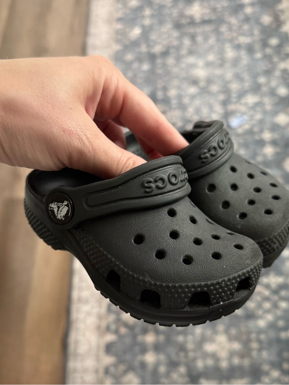 Kids Black Crocs Clog